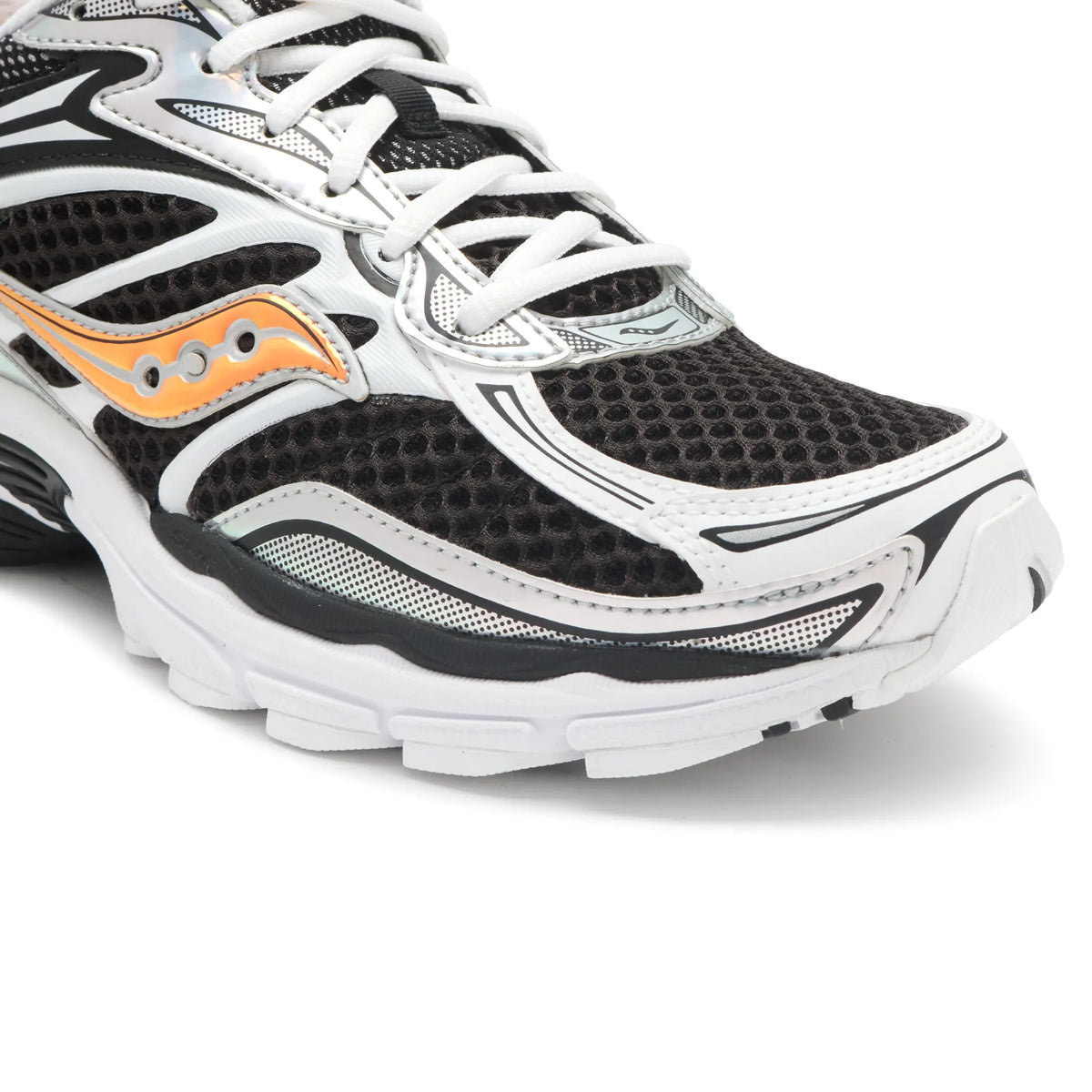 Saucony Progrid Omni 9 Speed Shades White Black Orange Vo2