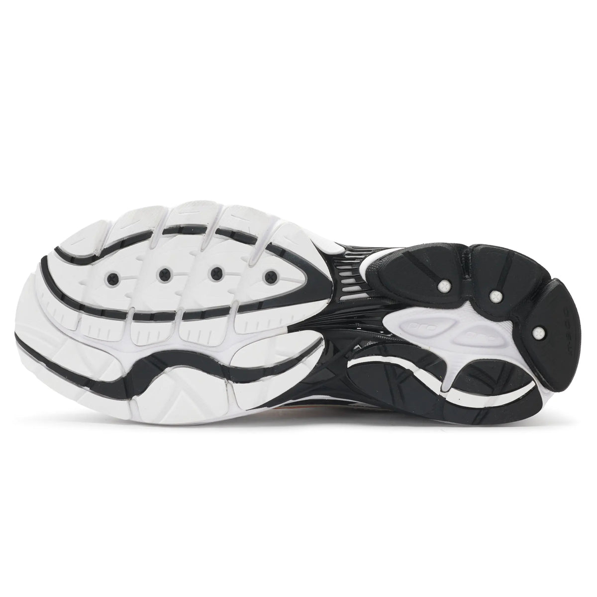 Saucony Progrid Omni 9 Speed Shades White Black Orange Vo2