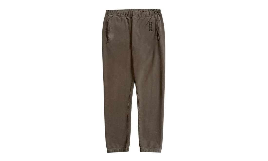 Y Not Embroidered Vertical Logo Sweatpants "Grey / Black" CHRM1227