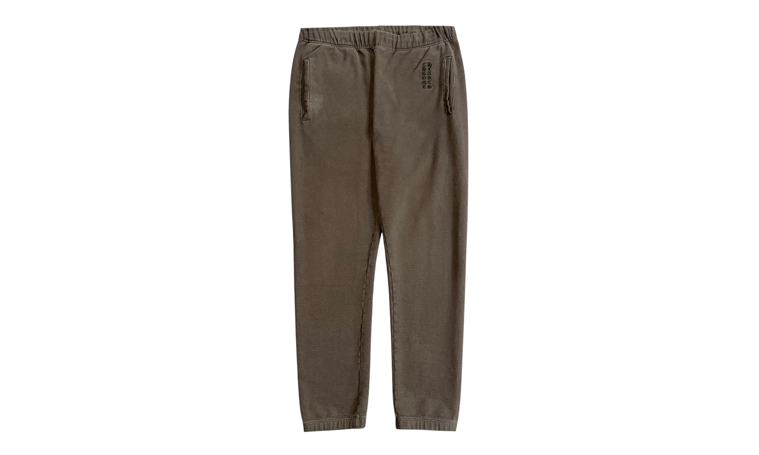 Y Not Embroidered Vertical Logo Sweatpants "Grey / Black" CHRM1227