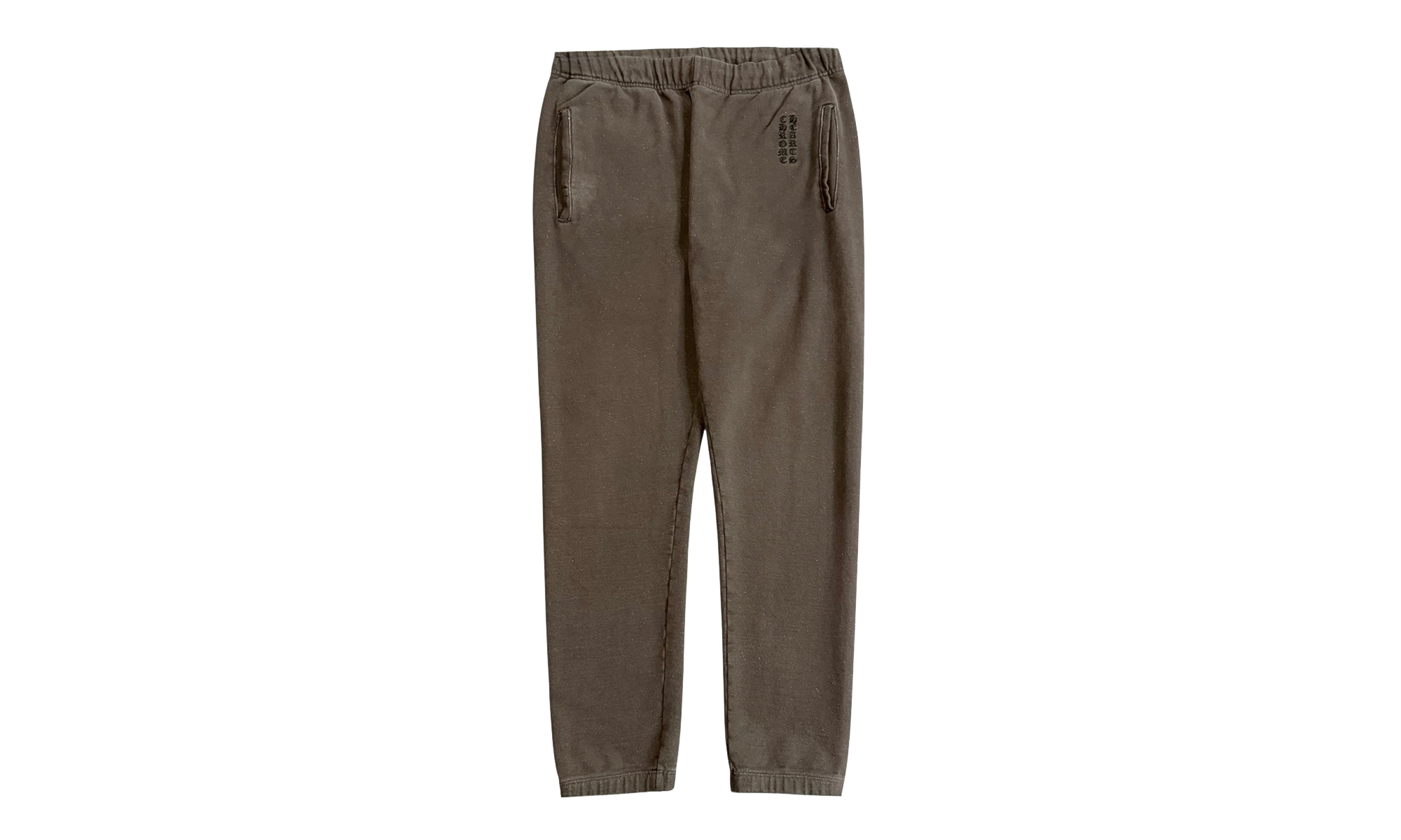 Y Not Embroidered Vertical Logo Sweatpants "Grey / Black" CHRM1227