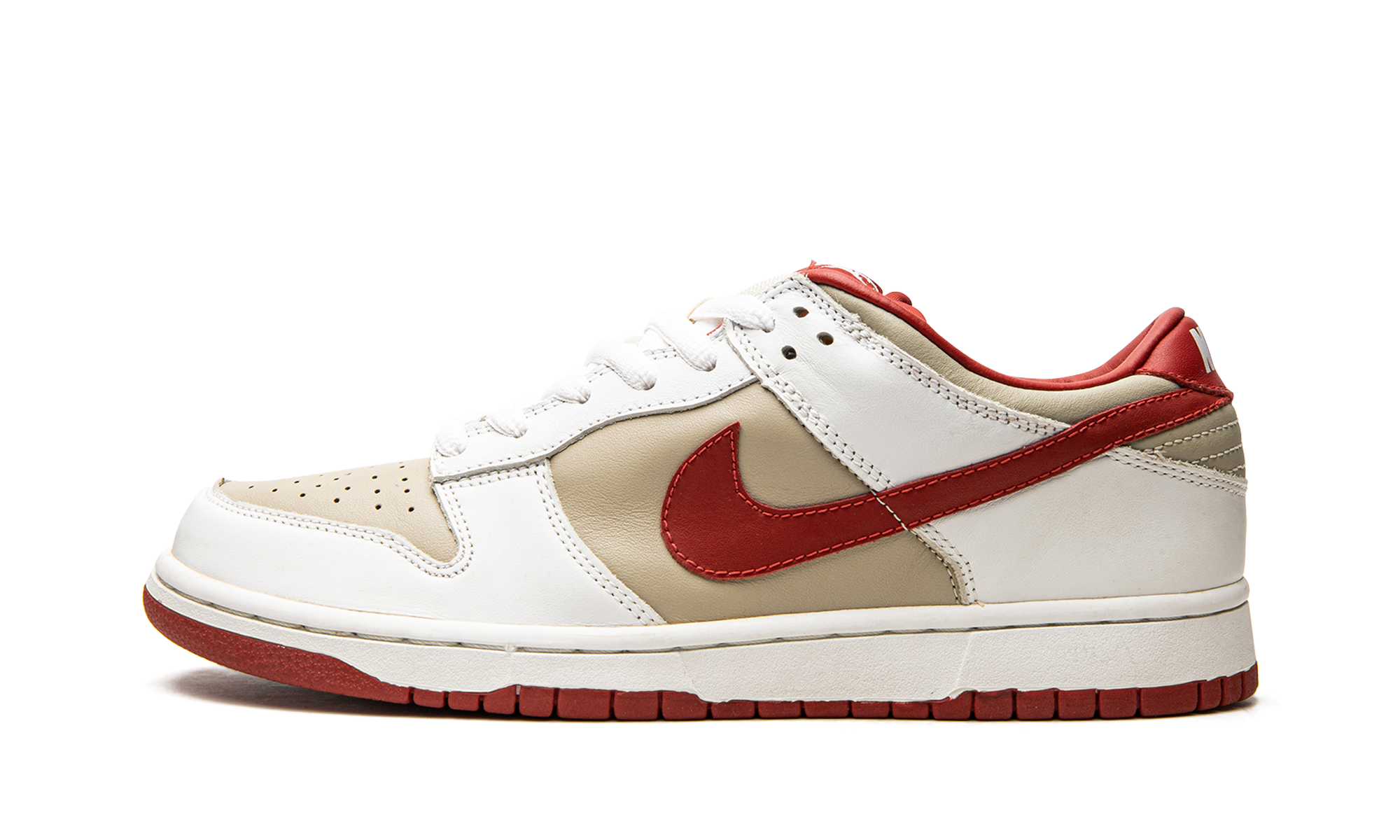 DUNK LO PRO MNS WMNS "Light Stone Varsity Red" 302517 161