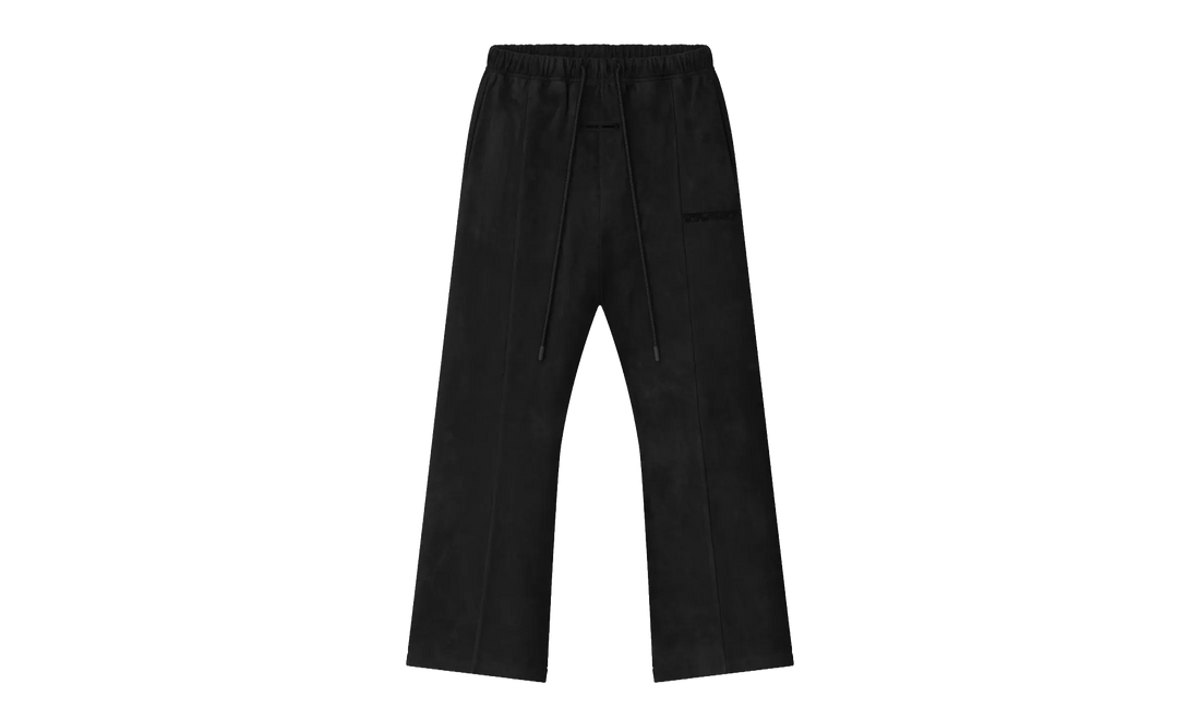 Suede Fleece Flare Pants "Vintage Black" 130HO258301F