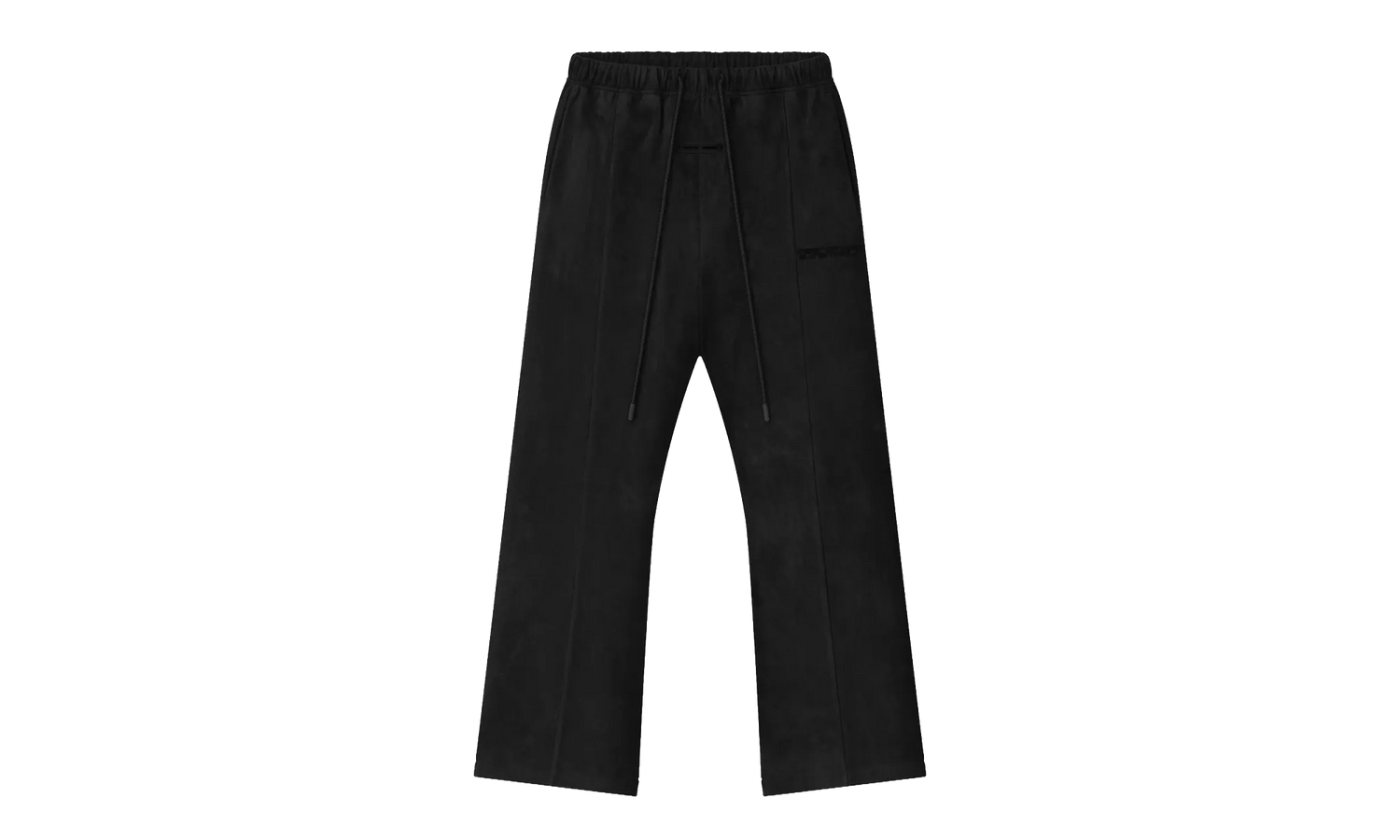 Suede Fleece Flare Pants "Vintage Black" 130HO258301F