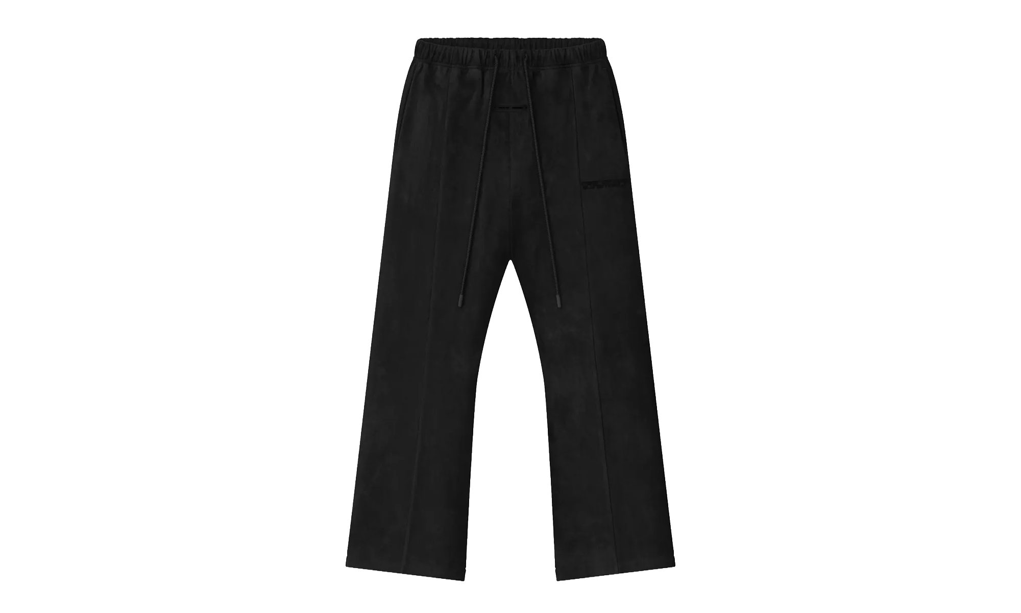 Suede Fleece Flare Pants "Vintage Black" 130HO258301F