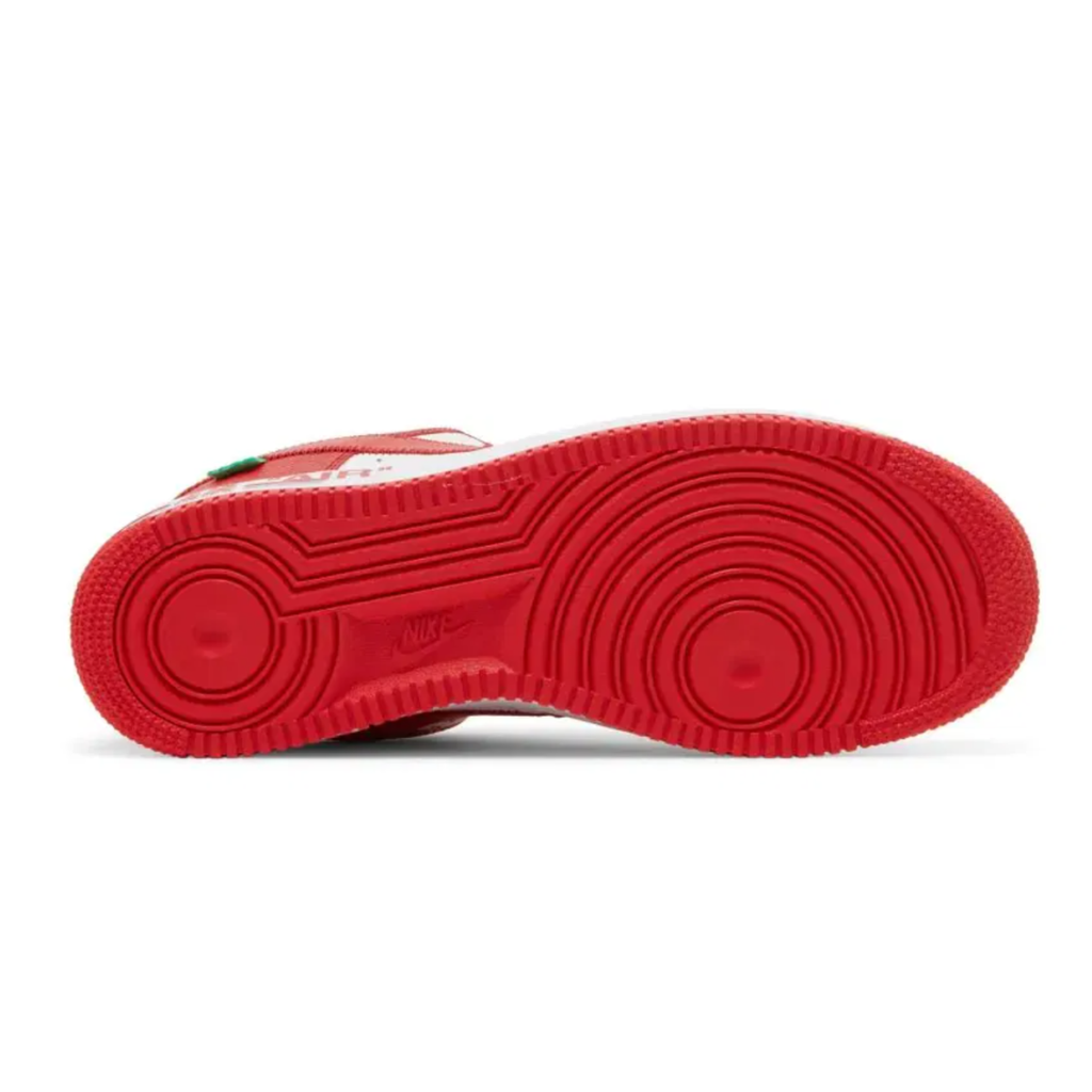 Louis Vuitton Nike Air Force 1 Low By Virgil Abloh White Red
