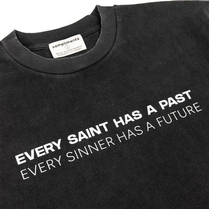 Compliments Sinner &amp; Saint Black Vintage Shirt
