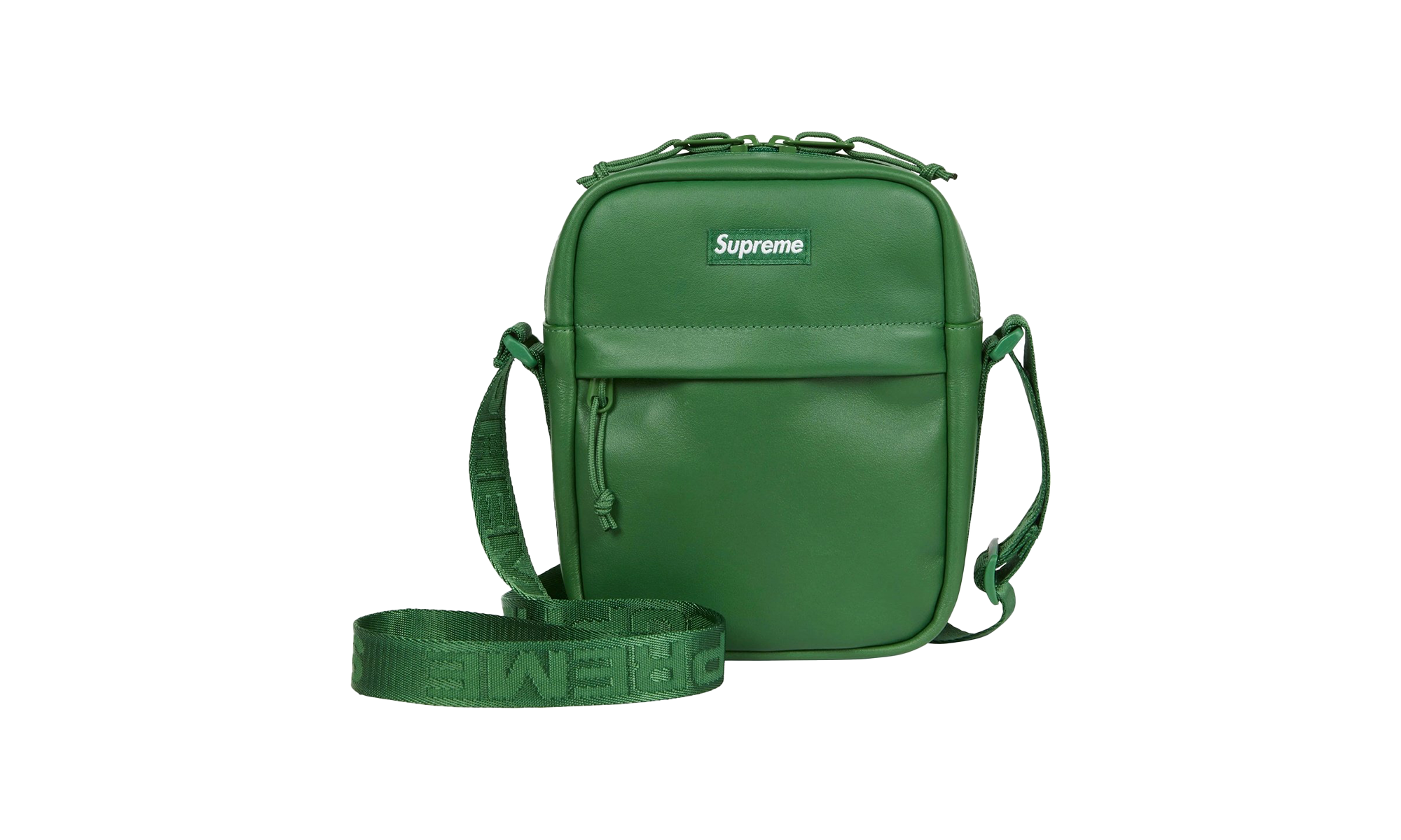 Leather Shoulder Bag "FW24 - Green" SU26083