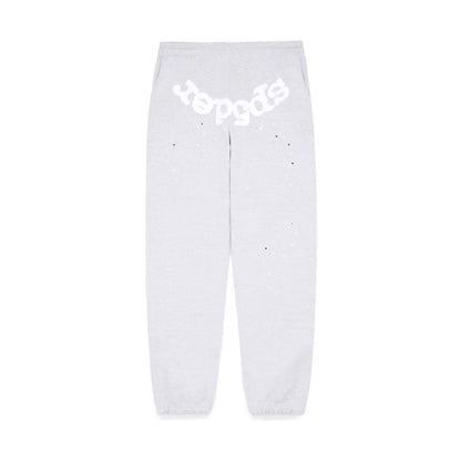 Sp5der OG Web Heather Grey Sweatpants