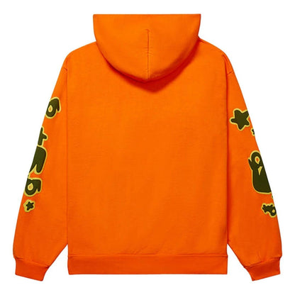 Sp5der Orange Beluga Hoodie