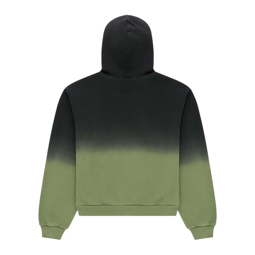 Sp5der Web Ombre Hoodie Black Green