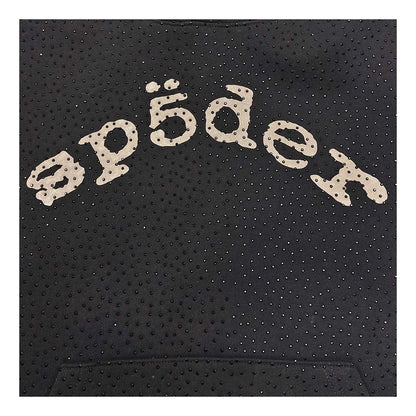 Sp5der Worldwide AOP Webstone Hoodie Black