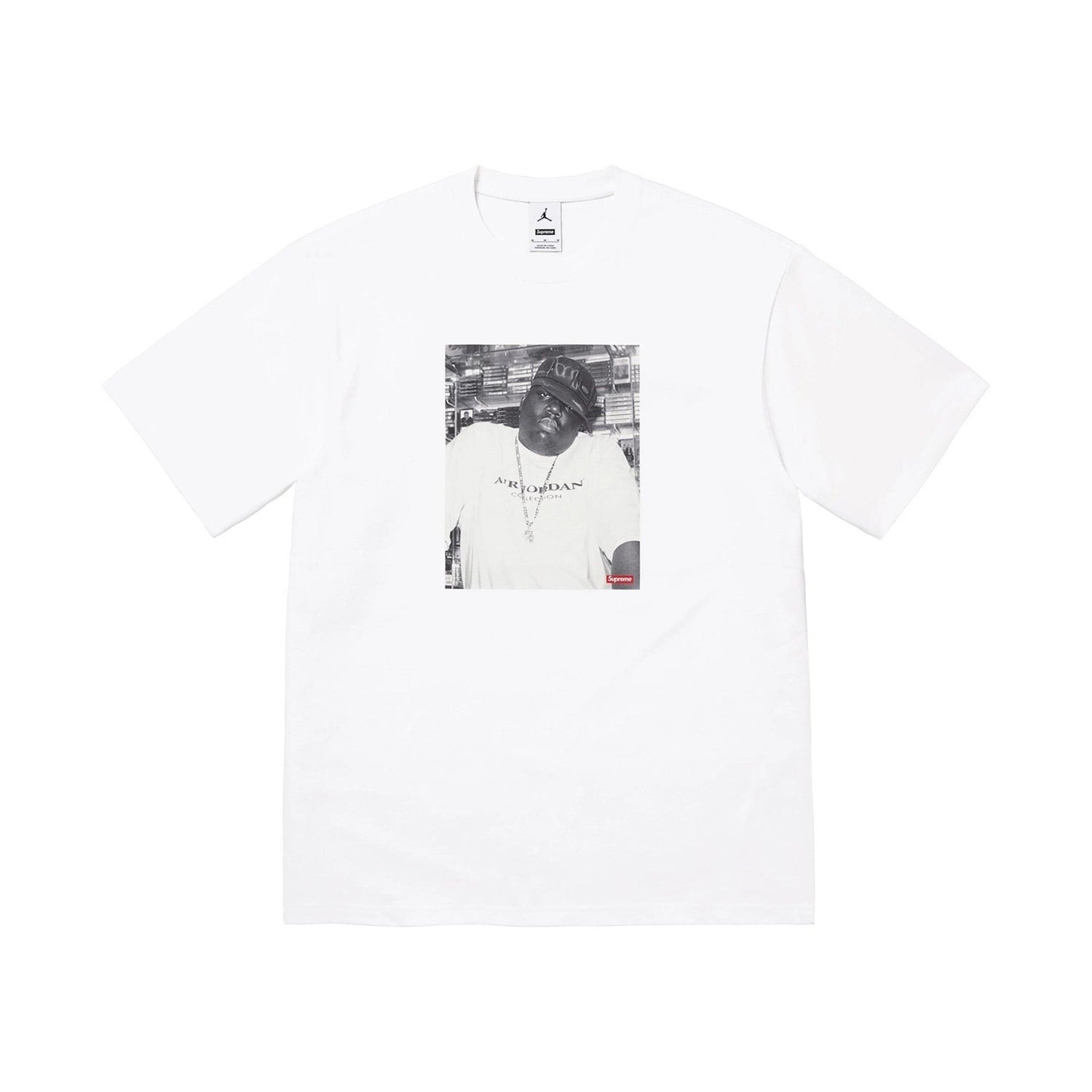 Supreme Jordan Biggie S/S Top White