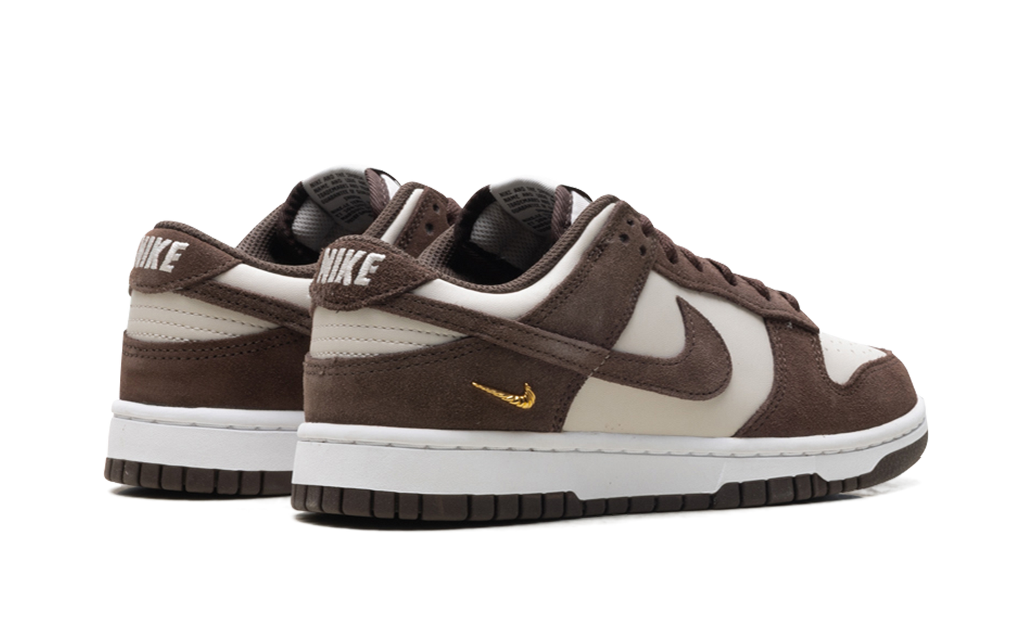 Dunk Low Suede WMNS "Light Orewood Brown / Baroque Brown / White" IO4244 102