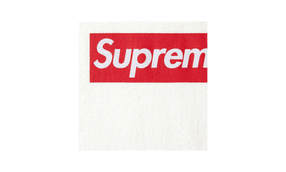 Washed Box Logo Crewneck "SS25 - White" SU25159