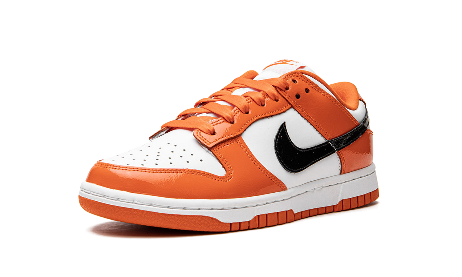 DUNK LO MNS WMNS "Orange / Black Patent Leather" DJ9955 800