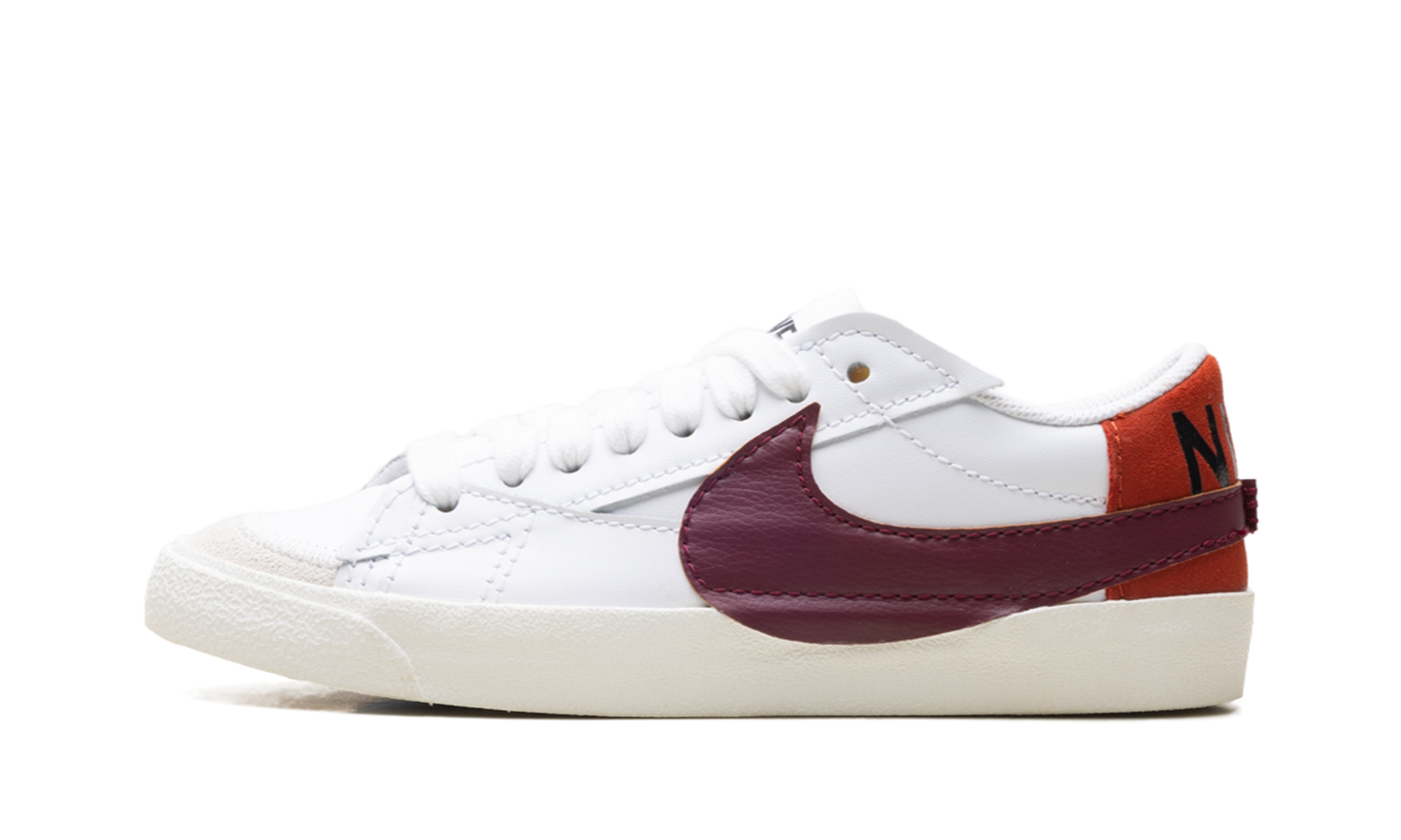 NIKE BLAZER LOW 77 JUMBO WMNS "DARK BEETROOT CINNABAR" DQ1470 104