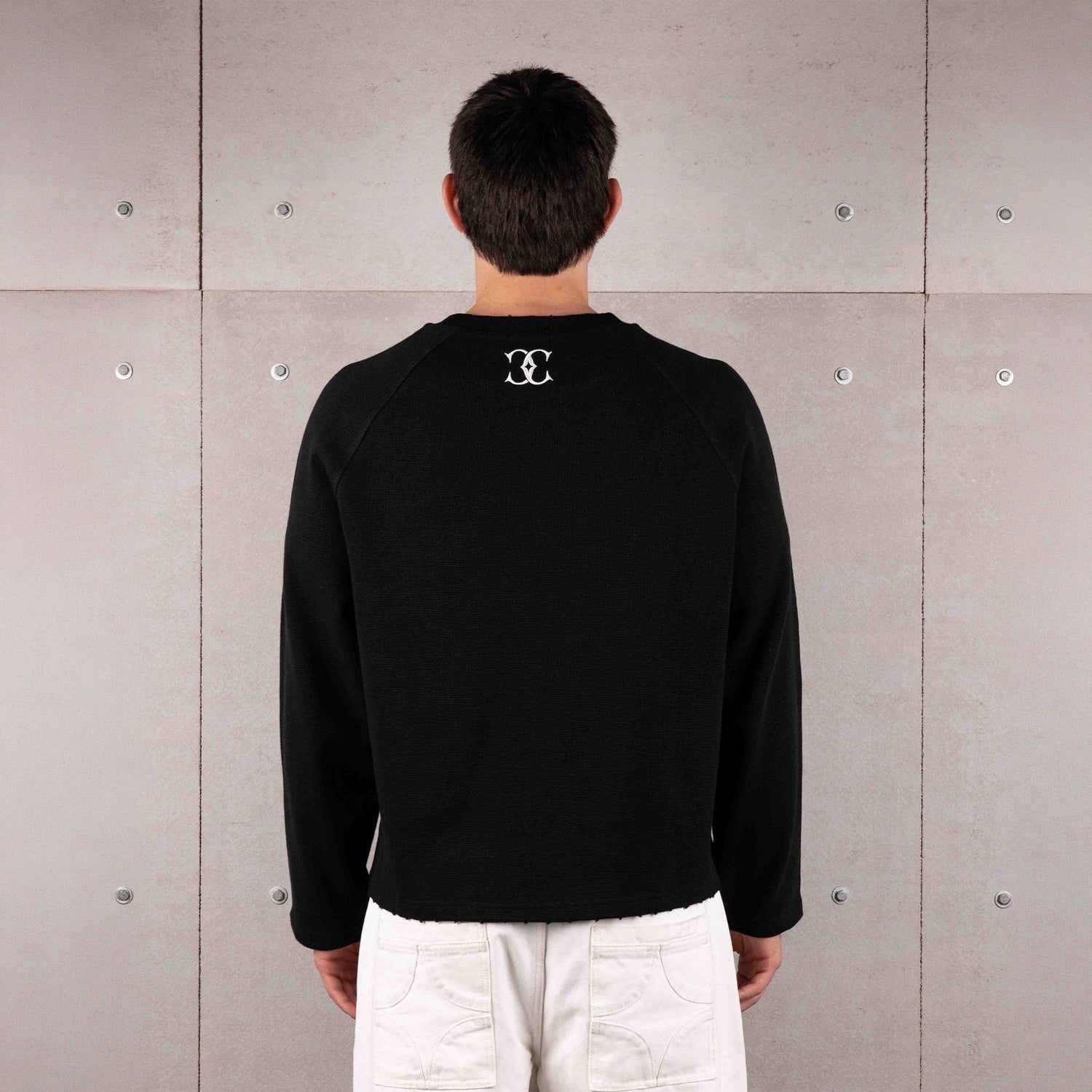Commons Thermal Long Sleeve Tee Black