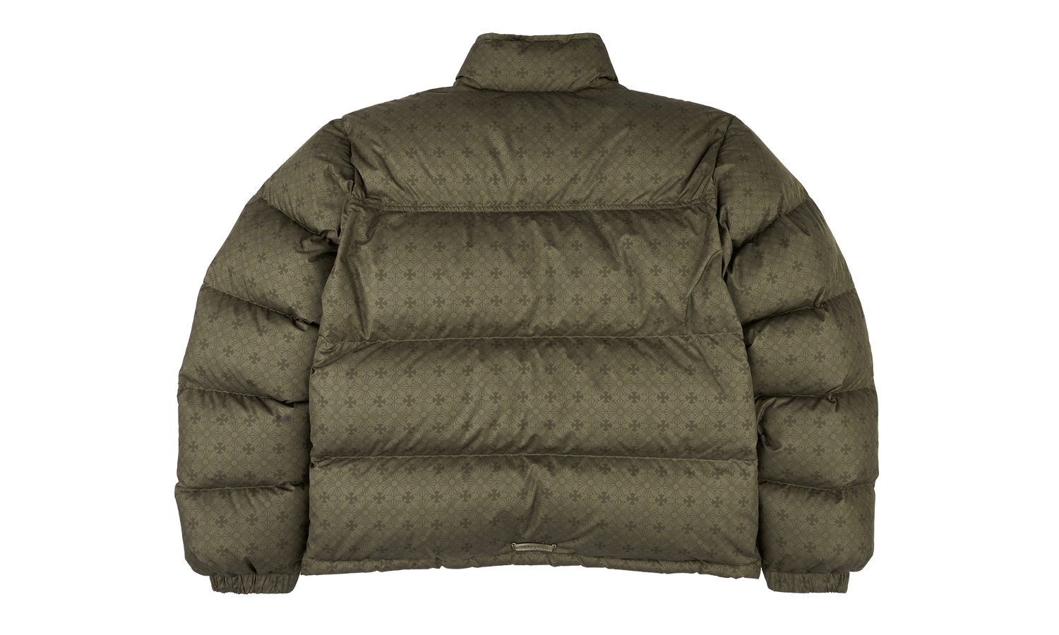 Cross Monogram Print Down Puffer Jacket "Olive Green" CHRM1210