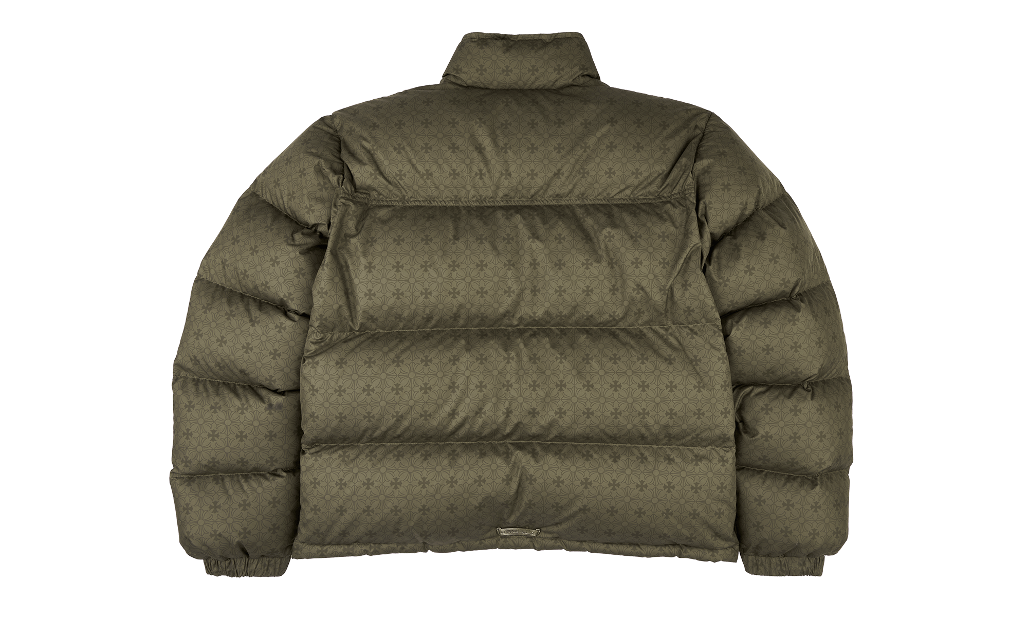 Cross Monogram Print Down Puffer Jacket "Olive Green" CHRM1210