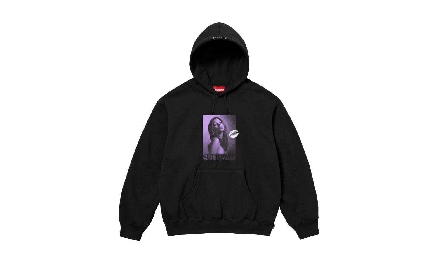 Kate Moss Hooded Sweatshirt "FW24 - Black" SU825
