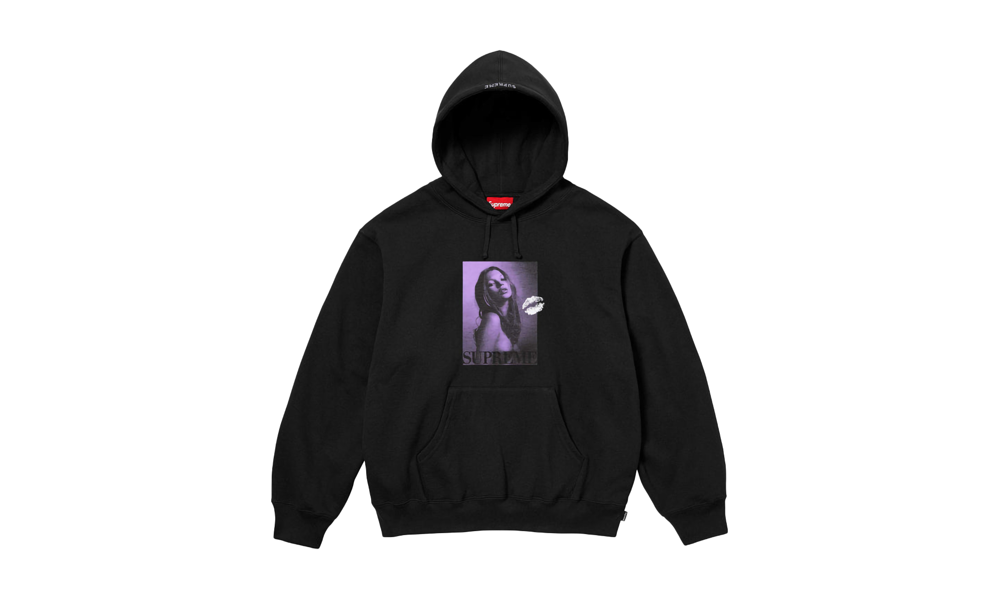 Kate Moss Hooded Sweatshirt "FW24 - Black" SU825