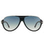 Tom Ford Dimitry FT0334 02W 59 Black Blue Sunglasses