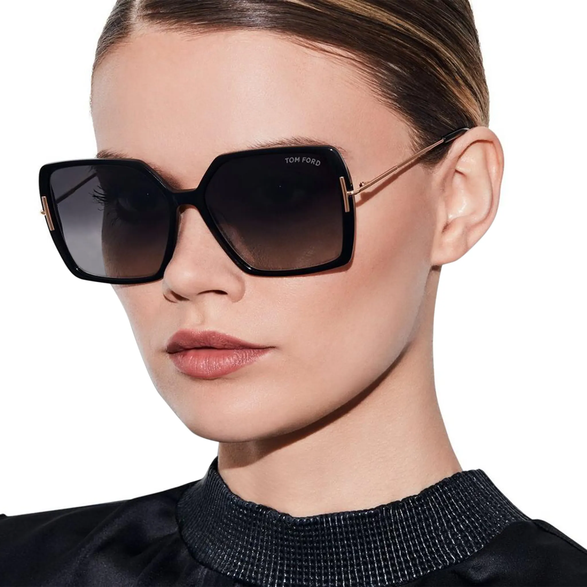Tom Ford Joanna FT1039 01B 59 Black Sunglasses Secondary image