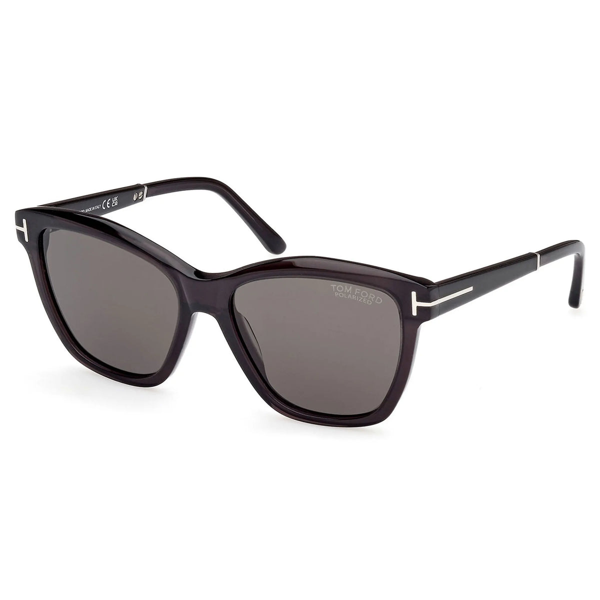 Tom Ford Lucia FT1087 05D Black Polarised Sunglasses