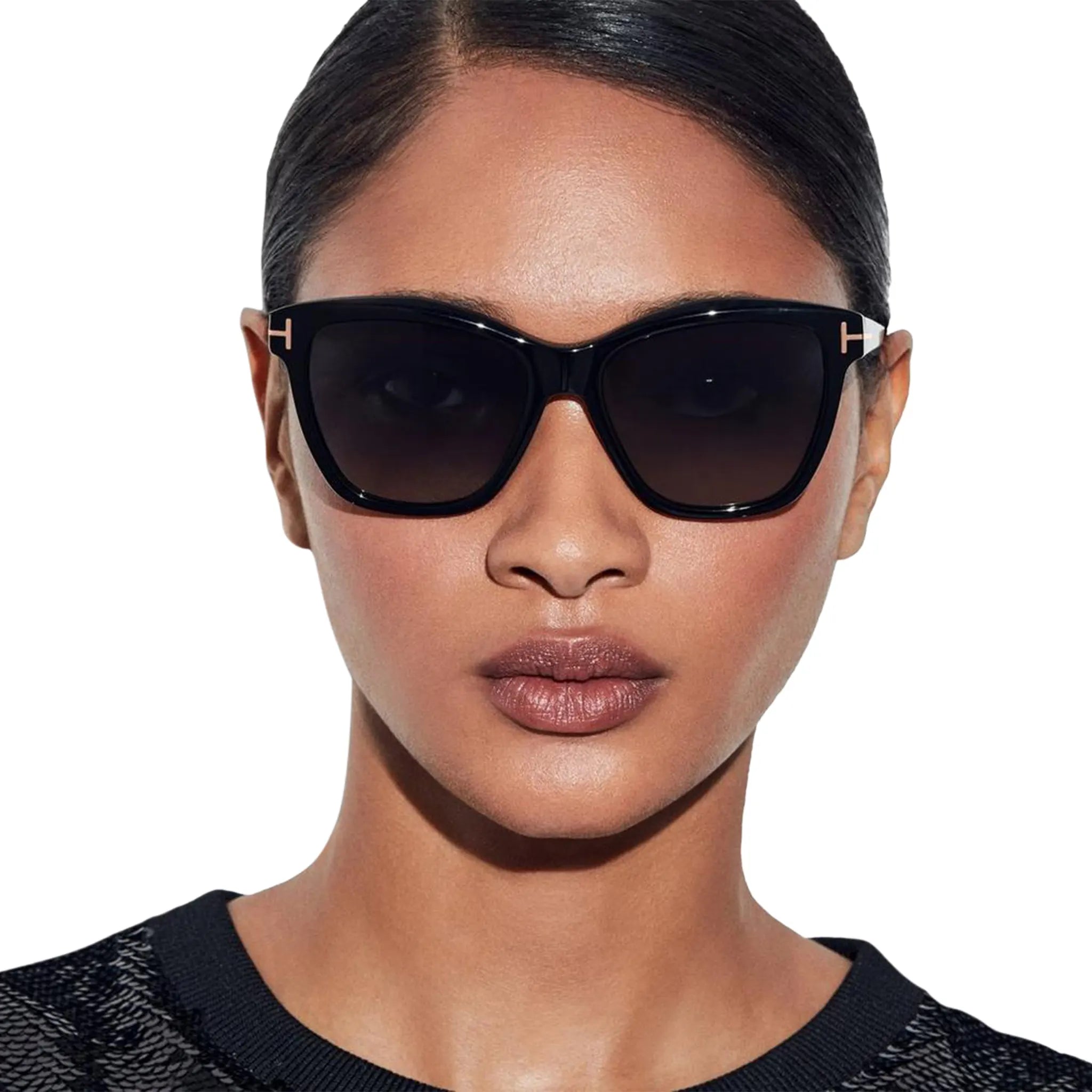 Tom Ford Lucia FT1087 05D Black Polarised Sunglasses Secondary image