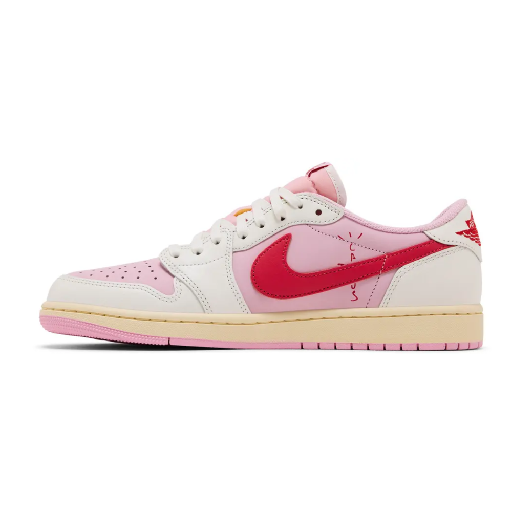 Travis Scott x Air Jordan 1 Low OG Tropical Pink/Shy Pink Secondary image