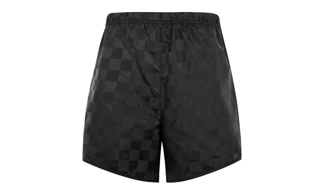 Essentials Nylon Checkered Gym Short "Vintage Black" RW00301 0031