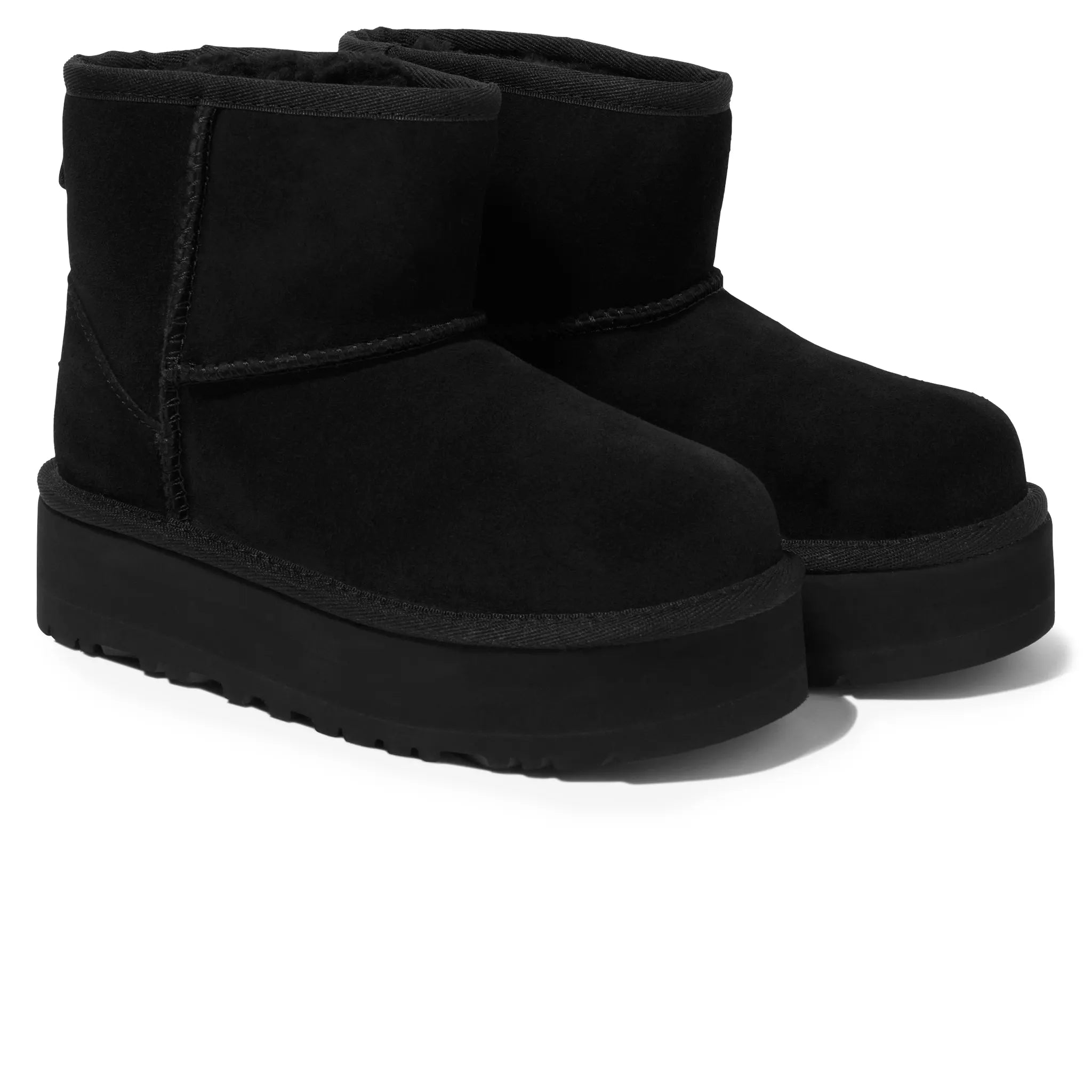 UGG Classic Mini Platform Girls Black Boots Secondary image
