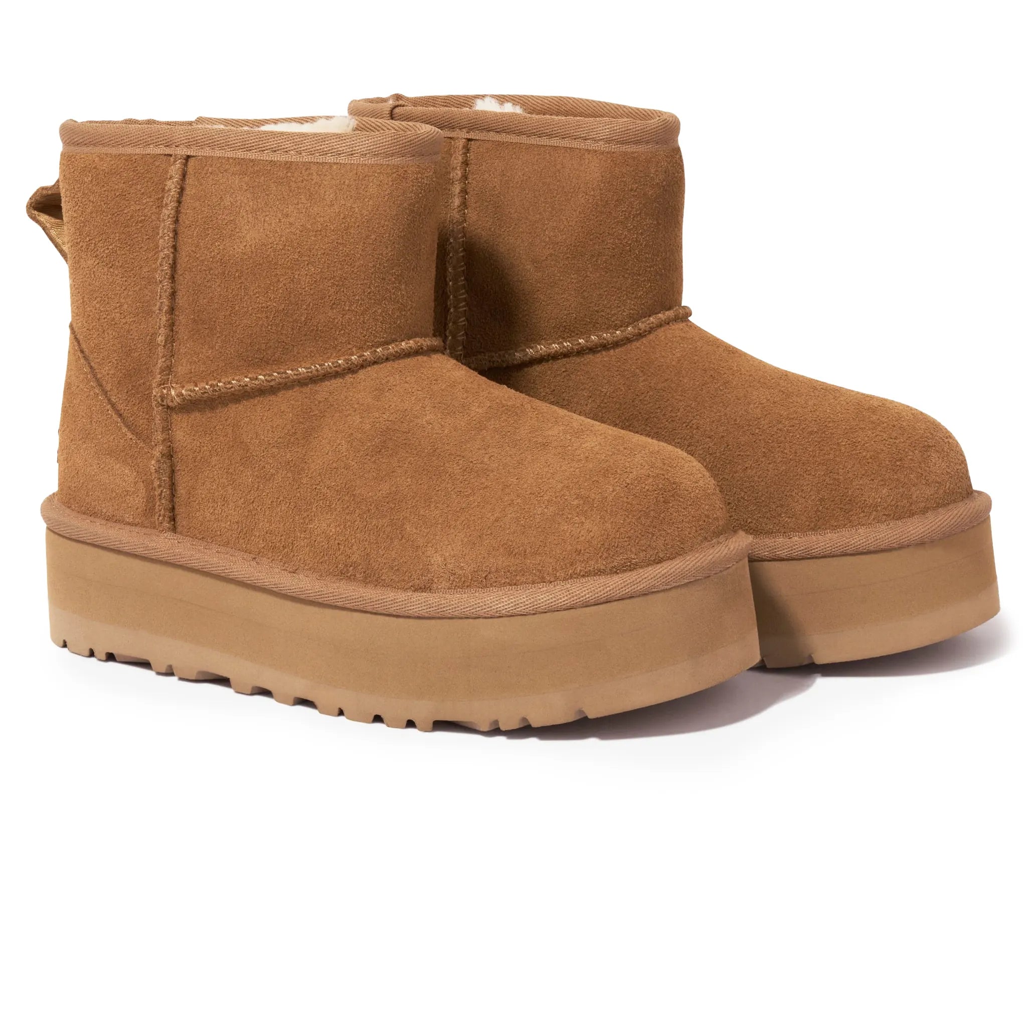 UGG Classic Mini Platform Girls Brown Boots Secondary image