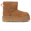 UGG Classic Mini Platform Girls Brown Boots