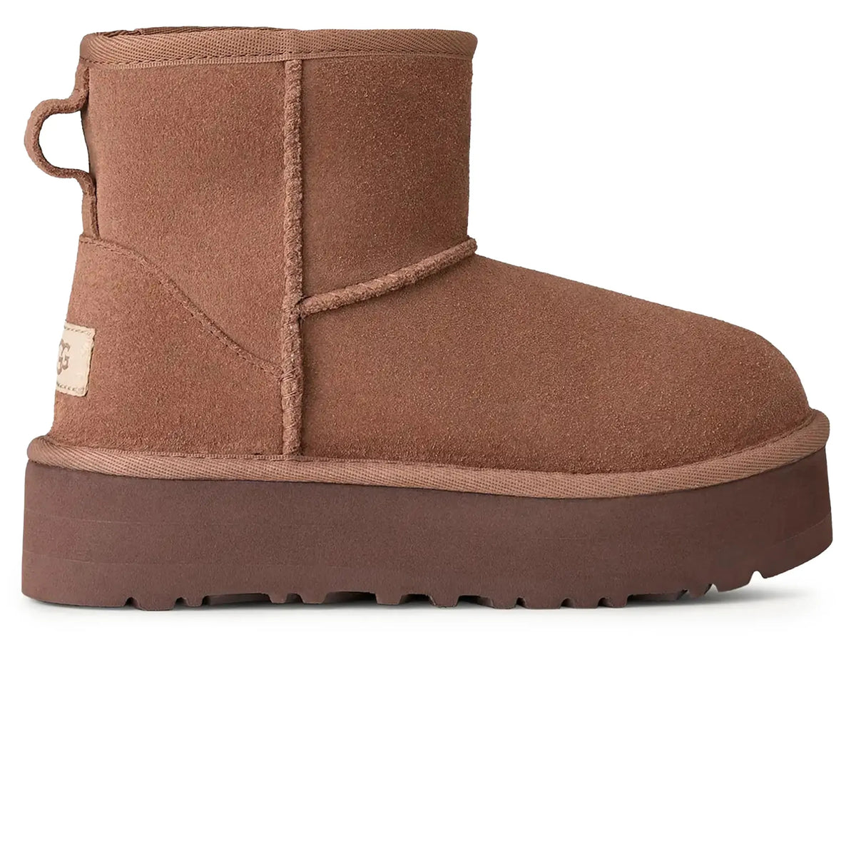 UGG Classic Mini Platform Girls Brown Boots Main image
