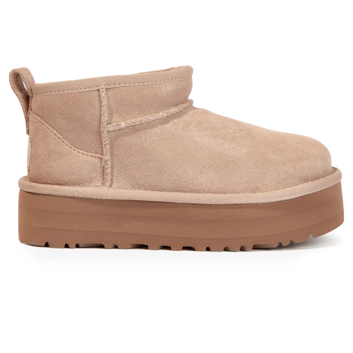 UGG Classic Ultra Mini Platform Girls Beige Boots Main image