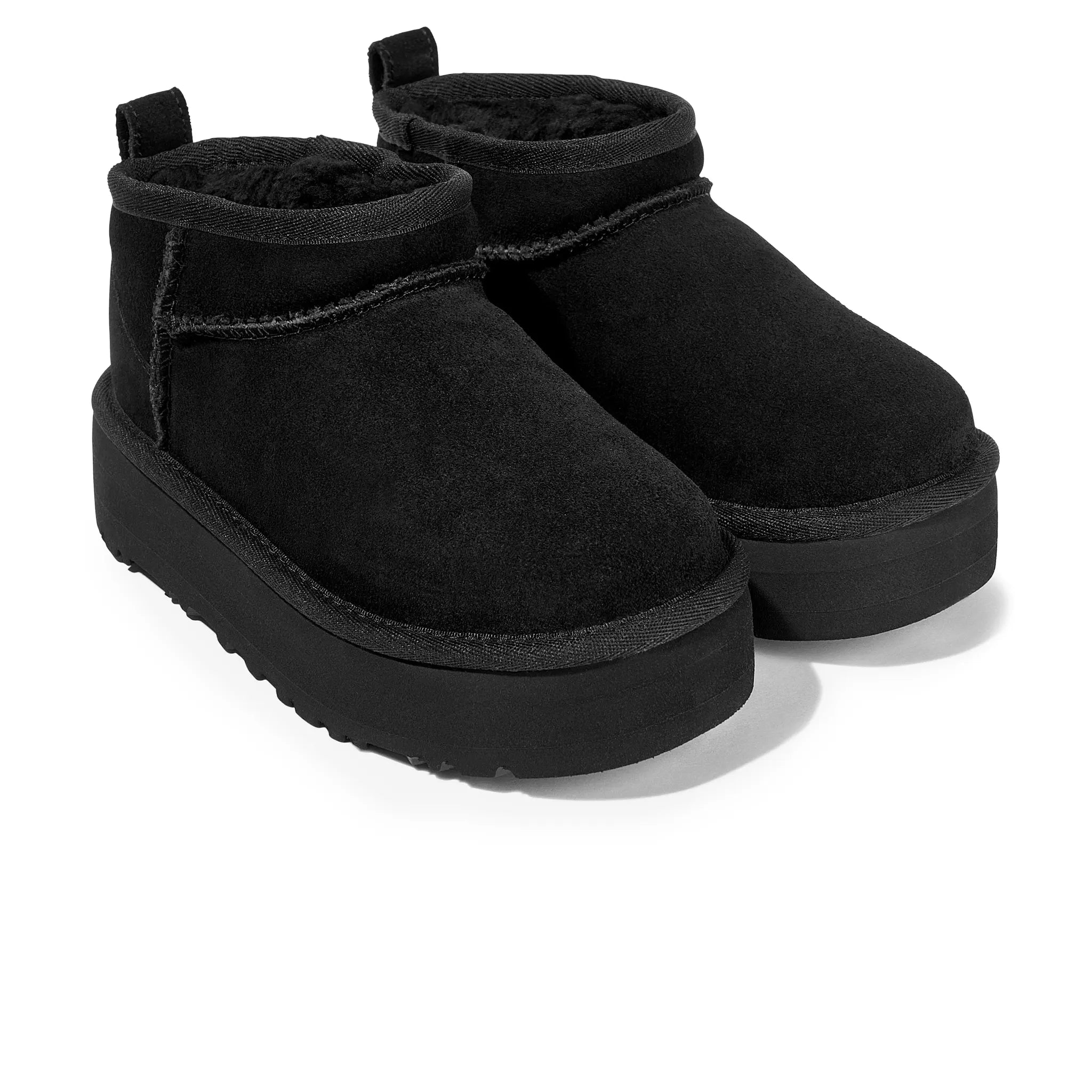 UGG Classic Ultra Mini Platform Girls Black Boots Secondary image