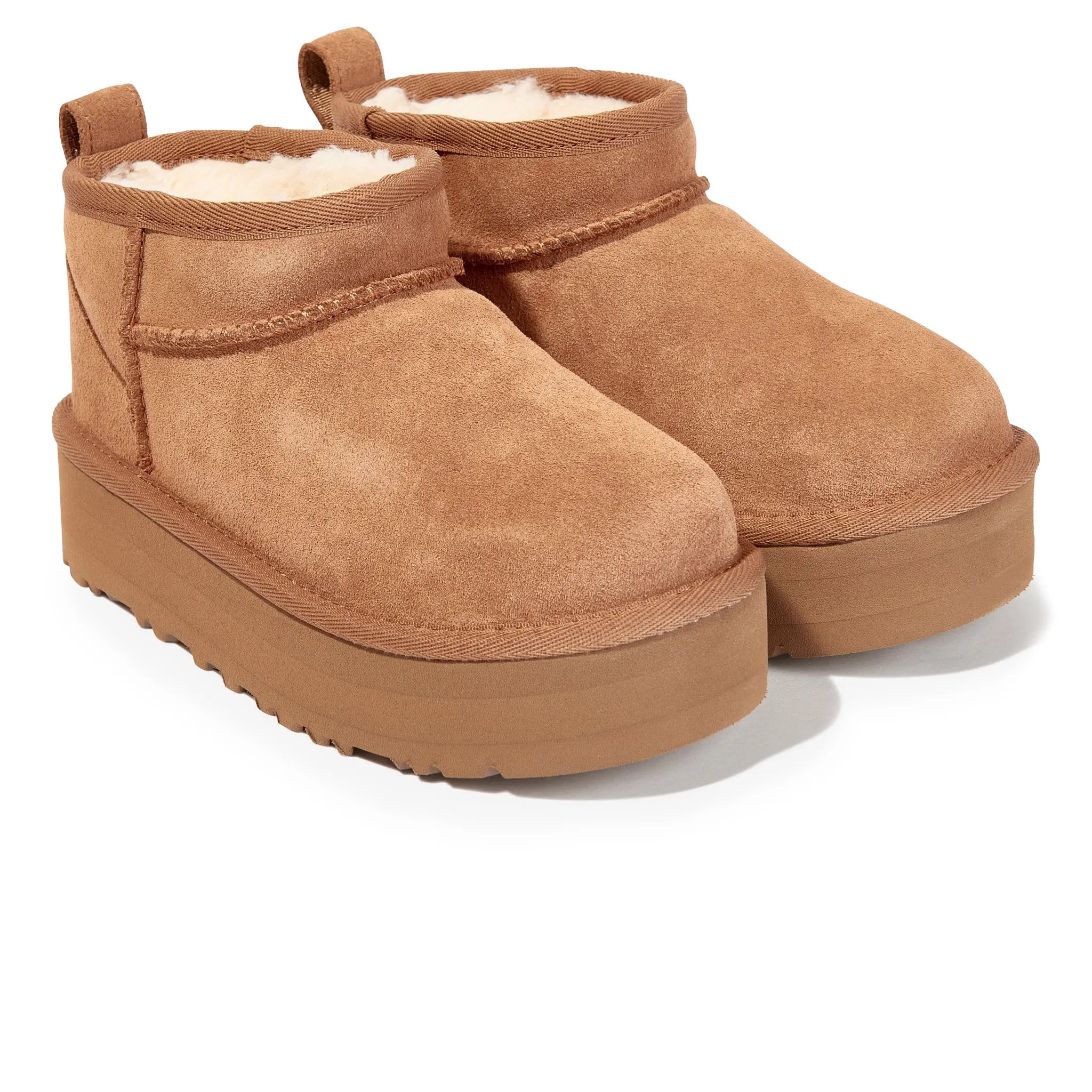 UGG Classic Ultra Mini Platform Girls Brown Boots Secondary image