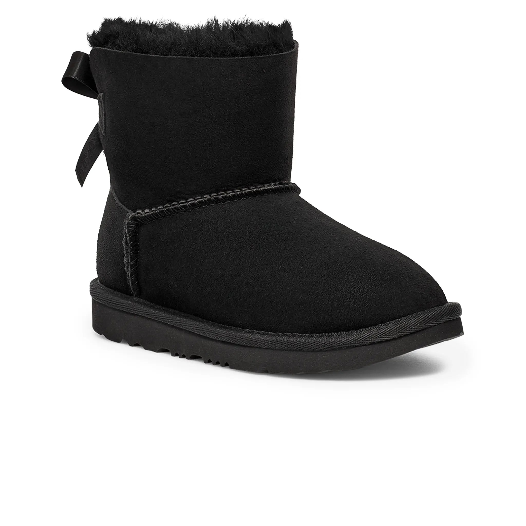 UGG Mini Bailey Bow II Girls Black Boots Secondary image
