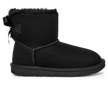 UGG Mini Bailey Bow II Girls Black Boots