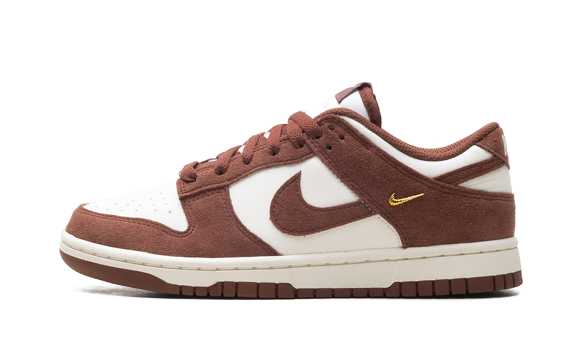 Dunk Low WMNS "Red Sepia Gold Mini Swoosh" IB4417 104