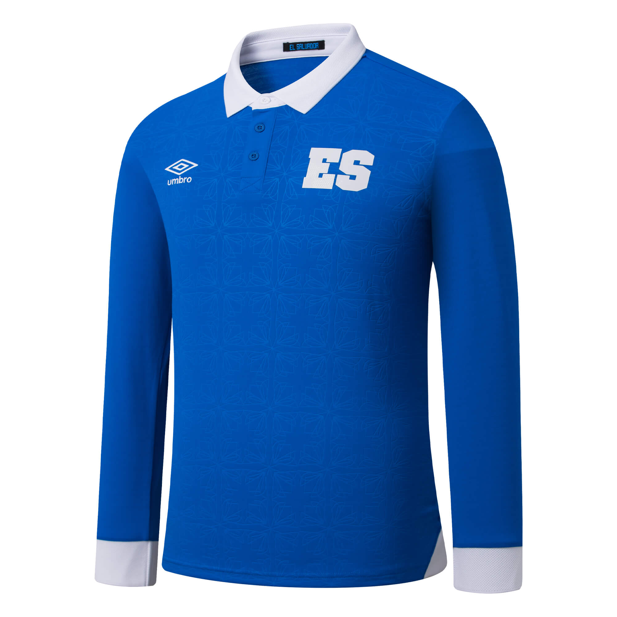 Umbro El Salvador Men's Home Authentic 2025/26 Long Sleeve Jersey