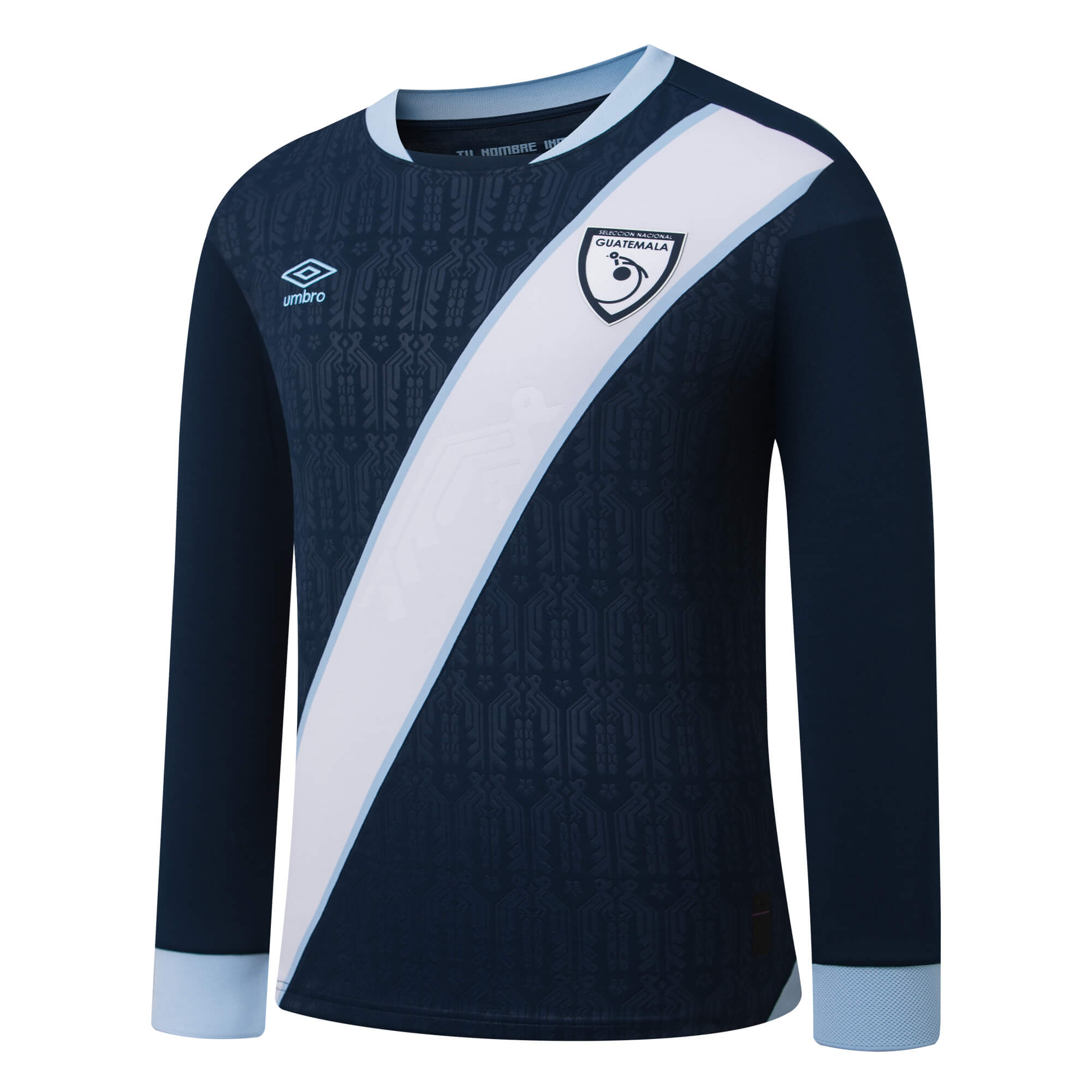 Umbro Guatemala Men's Away Authentic 2025/26 Long Sleeve Jersey