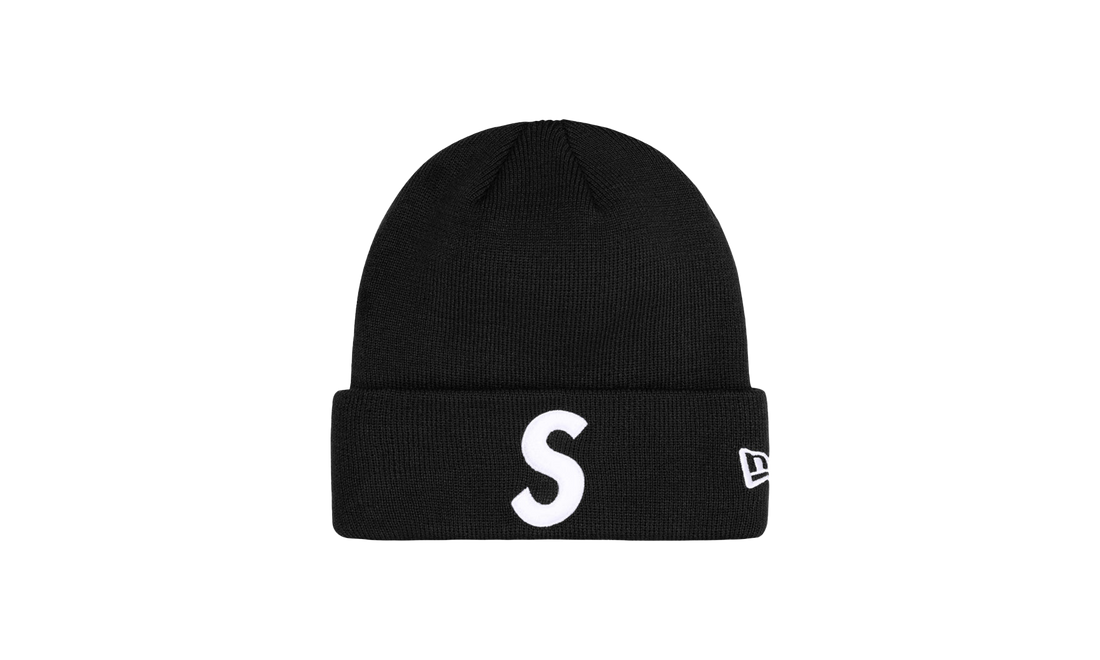 New Era® S Logo Beanie "FW24 Black" SU984