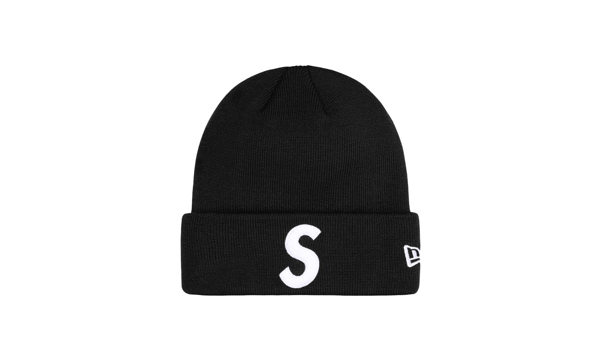 New Era® S Logo Beanie "FW24 Black" SU984