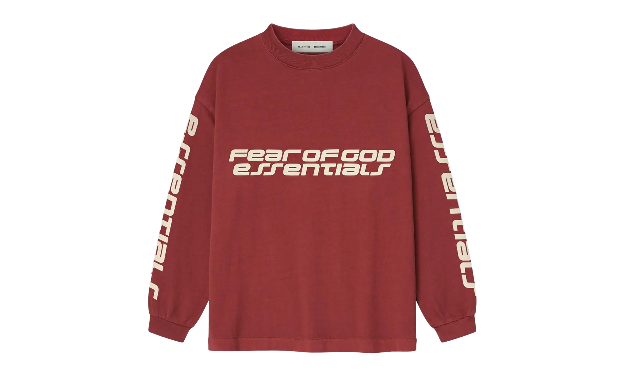 Essentials Classic Long Sleeve Tee GS "Crimson" 785HO251441K