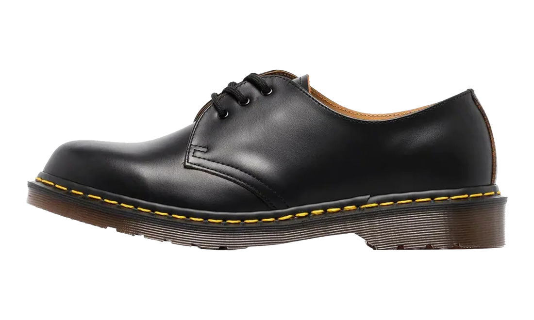 1461 Vintage Leather Oxford Shoes "Black — Quilon" 12877001