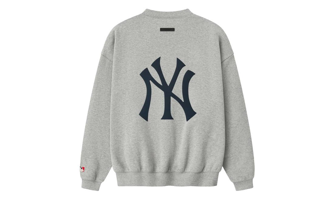 Essentials Yankees Sport Crewneck "Concrete Heather" 192ML254412F