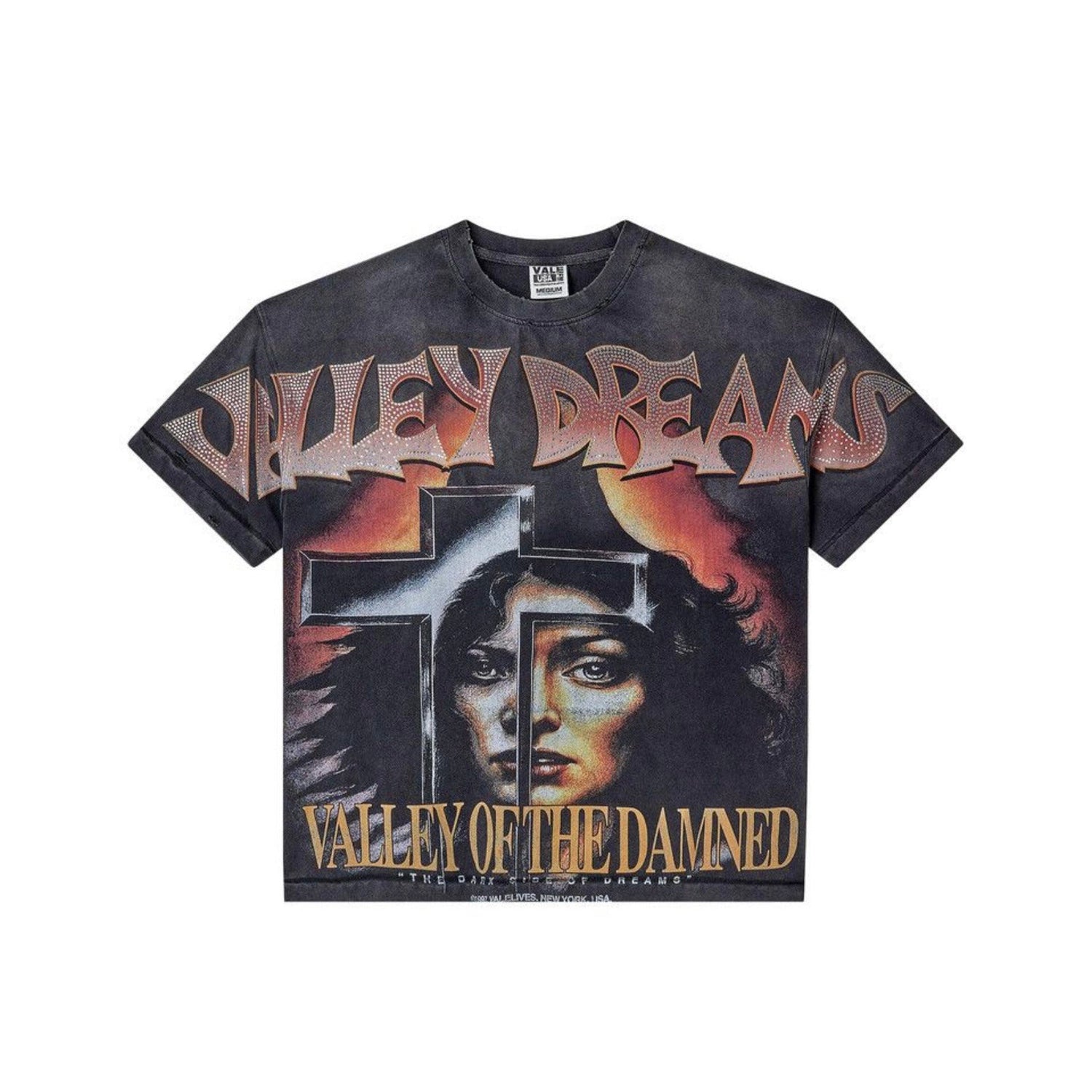 Vale Forever Damned Bling Tee Black